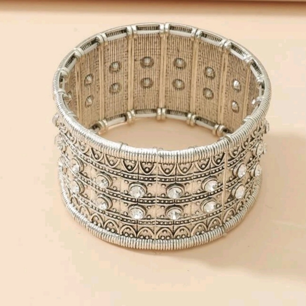 Rhinestone Bangle - Picture 2 of 3